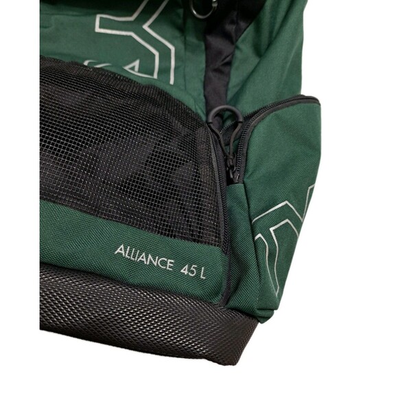TYR Alliance 45L Swim Bag Backpack Large Green Black - Picture 3 of 10